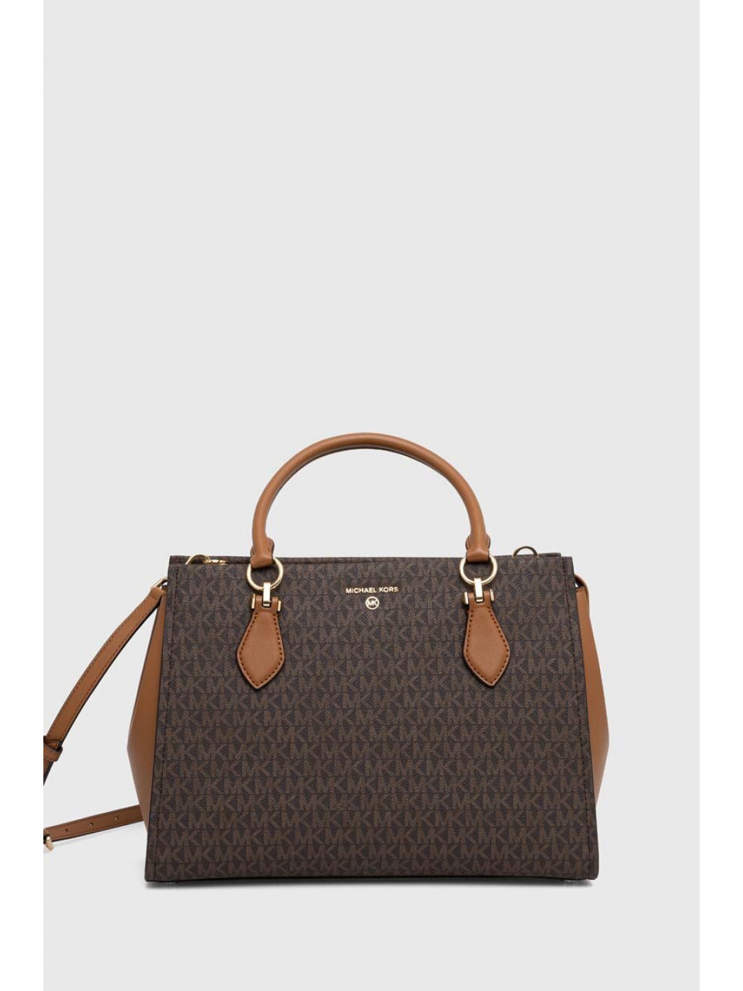 Kabelka MICHAEL Michael Kors hnědá barva